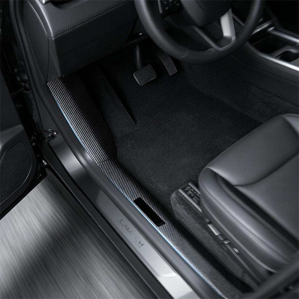 For Tesla Model Y Juniper Car Door Sill Protector Front Rear Door Sill Scuff Plate Guard Easy To Clean PP Material Accessories Interior Mirrors 6