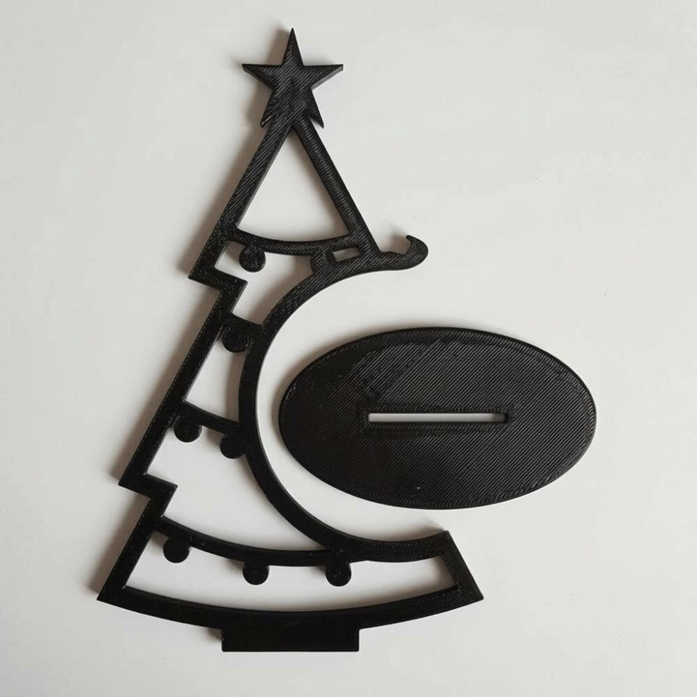 Hollow Out Christmas Tree Ornament with Star Tabletop Decor Desktop Christmas Tree Festival