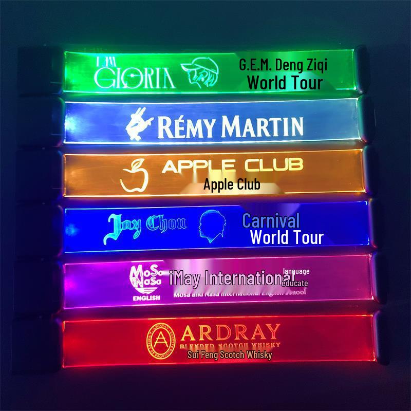 Laser-Engraved Luminous TPU Bracelet for Concert Cheers