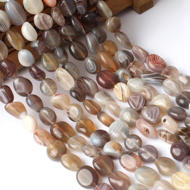 8-10mm Natural Irregular Botswana Sardonyx Stone Beads for Jewelry Making 15'' Loose Beads