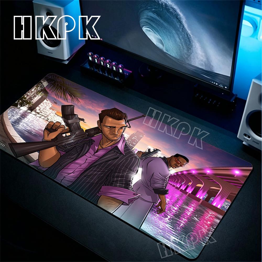 XL Коврик для мыши Grand Theft Auto GTA Геймерский Компьютерный Офисные Аксессуары Коврик для мыши Резиновый противоскользящий Большой Коврик Подарки для парней