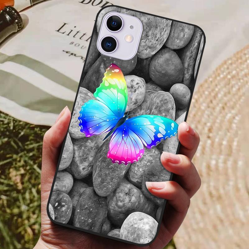 Для Apple iPhone 12 pro max Чехол Силиконовая Задняя Крышка Чехол для Телефона Для iPhone 12 Mini pro Max 12Pro Мягкий Чехол роскошный Fundas Чехлы