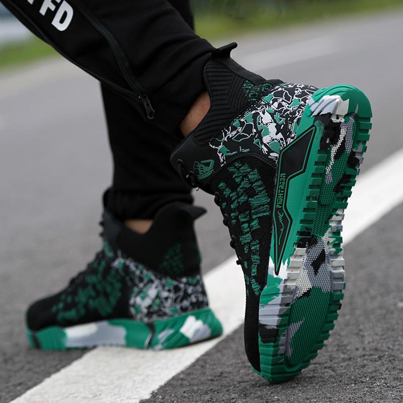 Модные защитные ботинки со стальным носком, мужская рабочая обувь, противоударные и противопрокольные защитные ботинки, рабочие кроссовки, неразрушимые защитные ботинки 2024