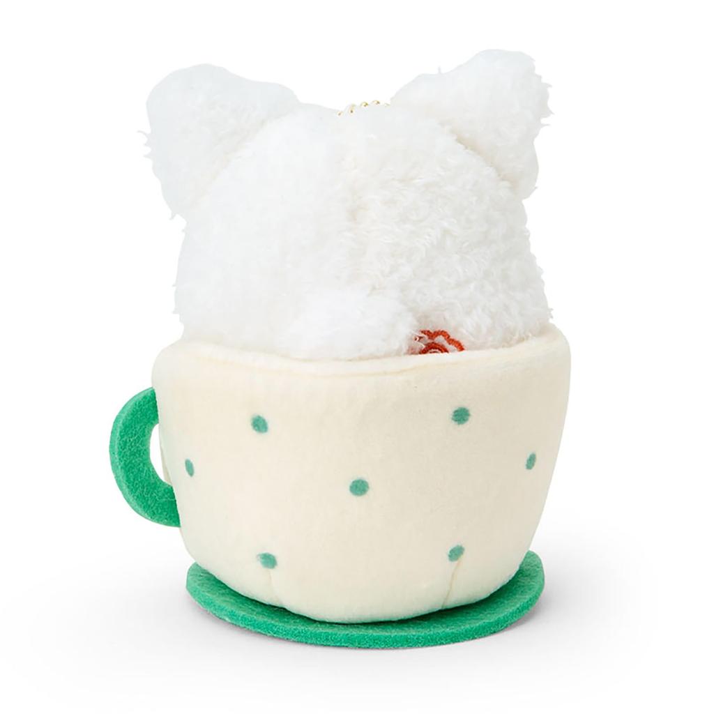Sanrio Mascot Holder Cup Hanamaru Obake 11cm W x 10cm D x 13cm H Polyester 690864 (Always Together!) (Ghost) Approx.