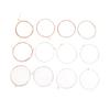 12 Pcs Acoustic Guitar Strings 12?52 Gauge Phosphor Bronze PU Coating Guitar Strings R12