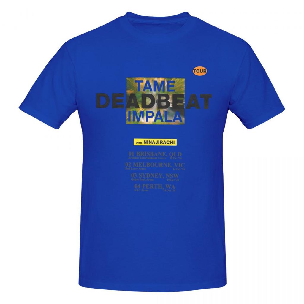 Tame Impala Deadbeat Tour 2026 Модные Футболки Графические Y2k Уникальные Индивидуальные Унисекс Wounisex Футболки Одежда