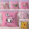 Япония Tokidoki Creative Наволочка Плюшевая Ткань Мягкая Двусторонняя Печать Диван Теплая Зима Дом Подарок Наволочка