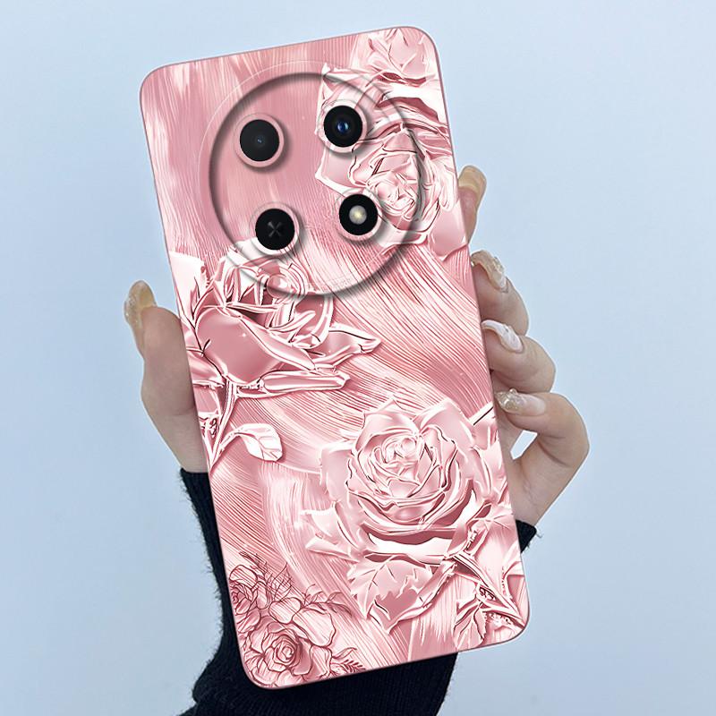 Чехол для Huawei Nova 12i 12 i Силиконовый Защитный Чехол Модный Простота цветок Funda для Huawei Nova 13i Nova12i Coque Capa