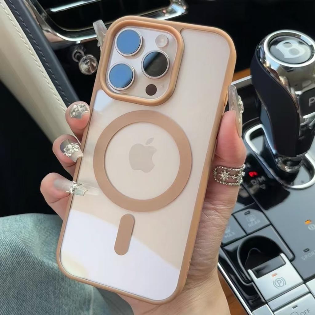 Новый для iPhone 17 16E 16 15 14 Plus 13 17 Pro Max 17 AIR 13MINI Роскошный Магнитный чехол для беспроводной зарядки Magsafe