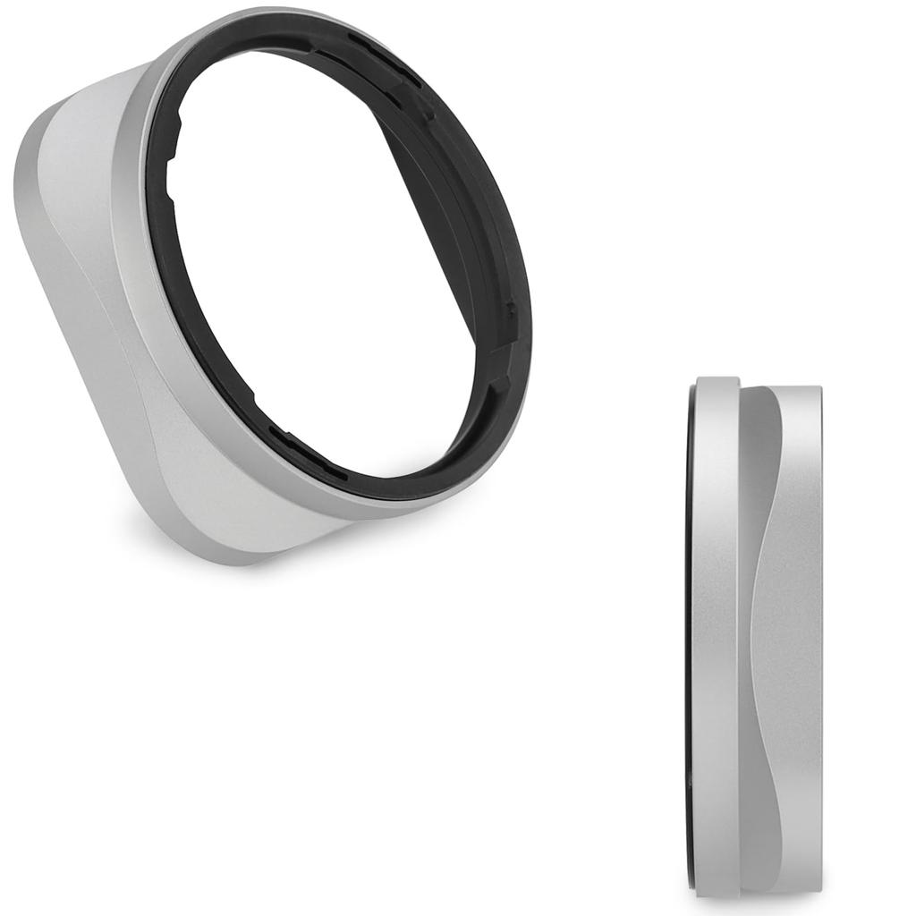 Квадратная металлическая бленда Haoge для объектива Fujifilm Fujinon XF R LM OIS XF 14mm R для XT4 с серебристой крышкой байонет 18-55mm F2.8-4.0 & F2.8 X-Pro3 X-T5 X-T50