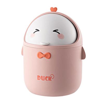 Настольный мусорный бак большой емкости очаровательный внешний вид компактный размер забавный мультяшный контейнер для мусора корзина для мусора товары для дома