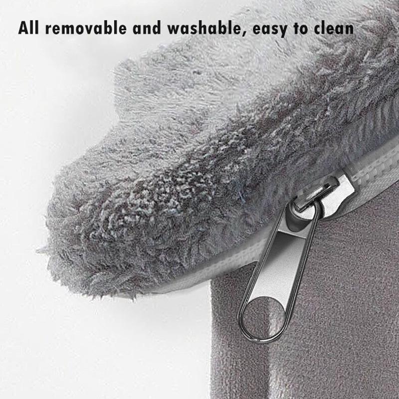 Крытая Зимняя Теплая Уютная Палатка-Будка Кошачье Гнездо Подушка Съемная Корзина Дом для Питомца