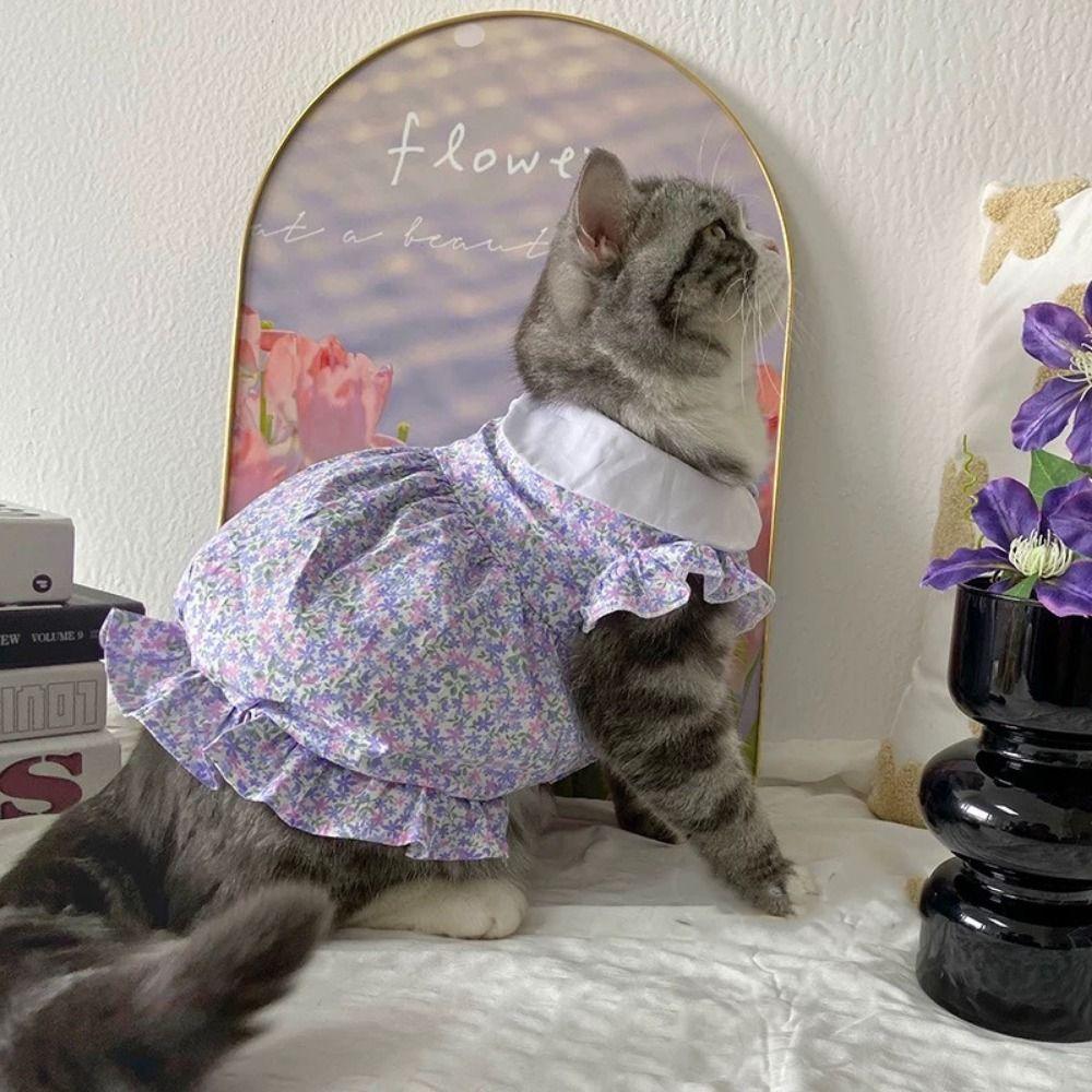 Cotton Dog Clothes Cute Pet Vest Pet Supplies Pet Summer Princess Skirt  Puppy