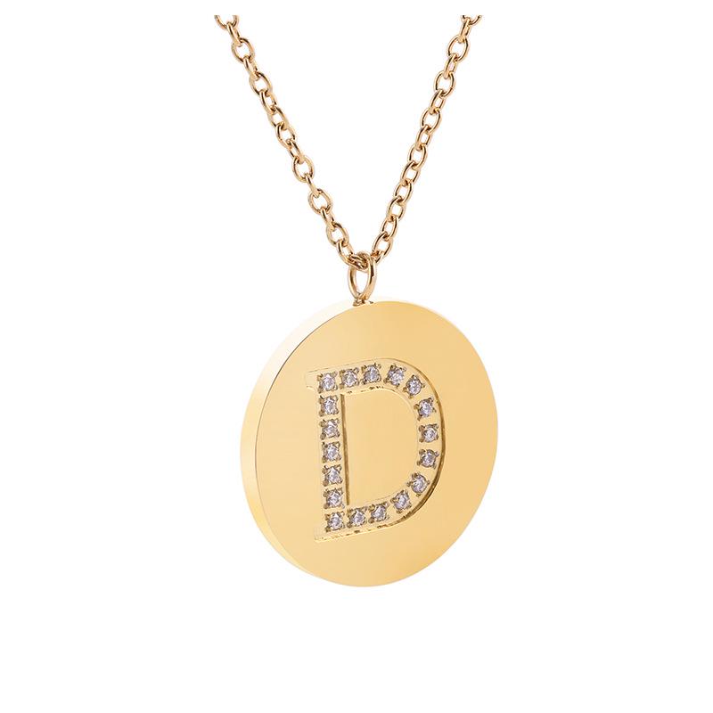 Подвеска на ключицу для девочки из нержавеющей стали - Модный, Универсальный и Роскошный дизайн