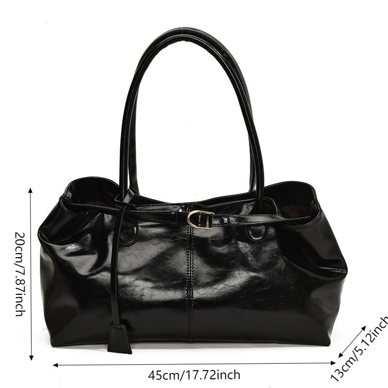 Vintage Handbag for Women Large Capacity 2026 New Underarm Commuting Bag Fashion Female Casual Single Shoulder Tote Bag Handbags