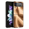 Роскошный подарочный чехол для телефона Samsung Galaxy Z Flip 4 Fold, черный, жесткий чехол для Samsung Z Flip 3 5G, чехол с абстрактной эстетикой