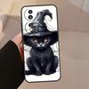 Witch Black Cat Case For Honor X9b X9a X8a X7a X6a X6 X7 X8 X9 8X 9X Honor Magic 5 Pro 50 70 90 Lite Cover