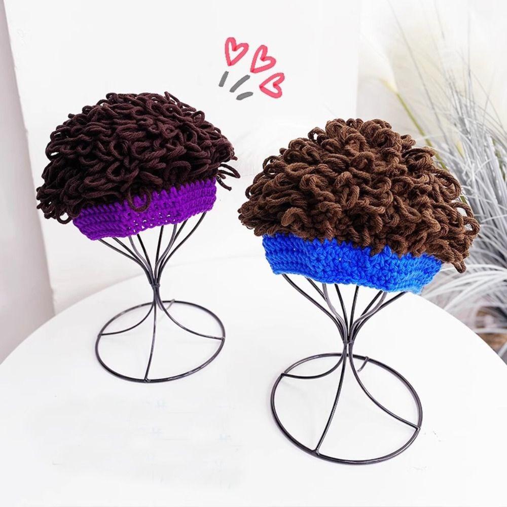 Funny Wig Cap Cute Wig Hat High Quality Knitting Hat for Baby