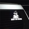 14x9 см BABY ON BOARD крутые задние светоотражающие солнцезащитные очки для детей, автомобильные наклейки, предупреждающие наклейки
