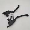 Пара левых и правых черных алюминиевых рычагов тормоза и сцепления для мотоцикла/скутера