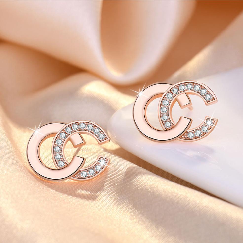 925 Silver Earrings stud High Quality For Women Exquisite Student Girlfriend Jewelry Accessories Wedding Fashion Gift