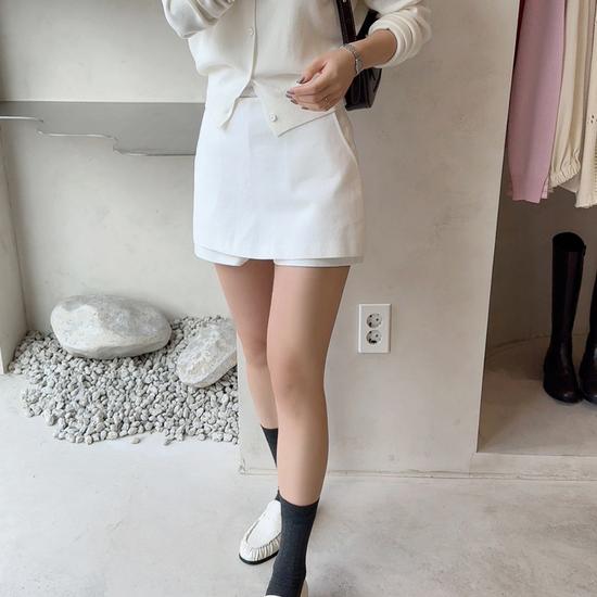 Flap Skirt Pants