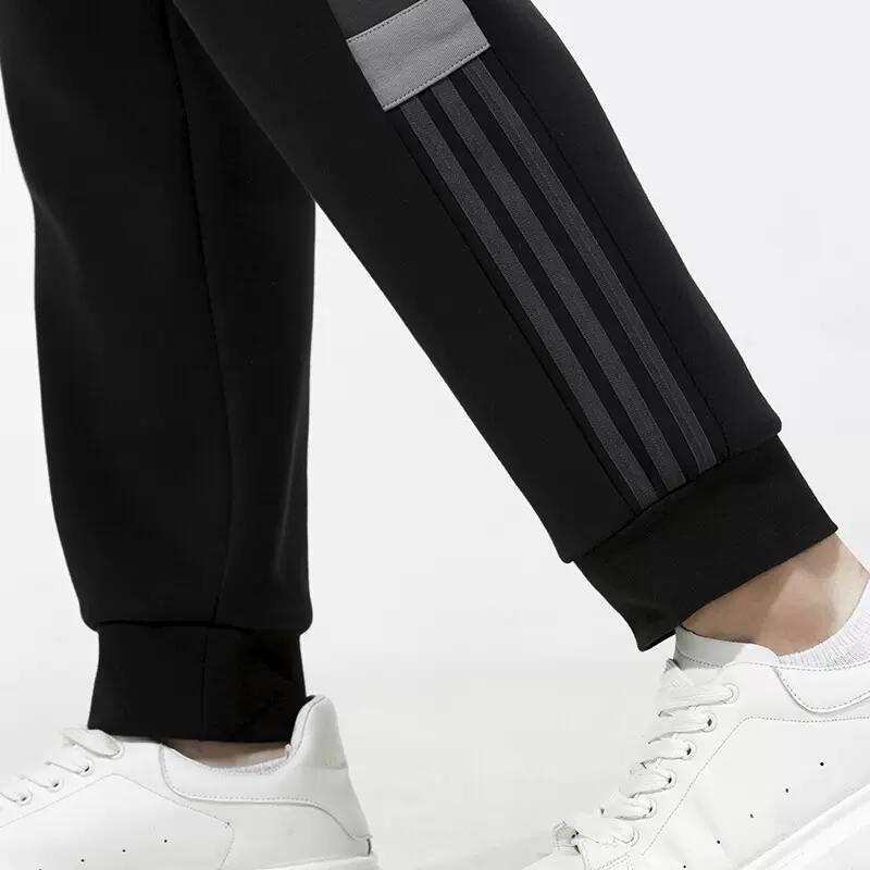 adidas Джоггеры с цветными блоками по бокам, мужские брюки, черные HG6760