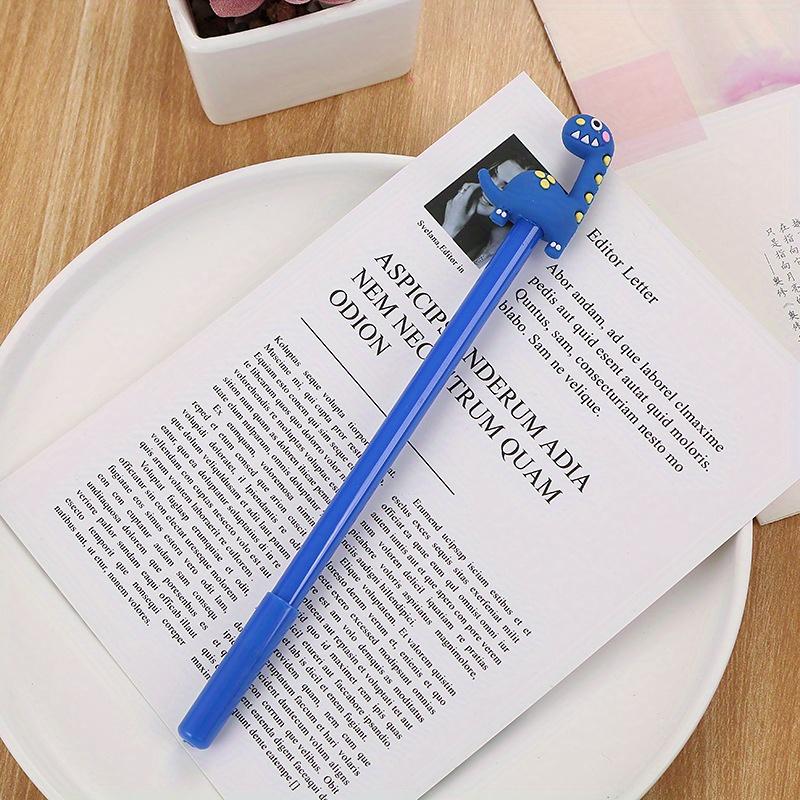 10pcs 0.5mm Creative Giraffe Gel Pen Cute Dinosaur Water Pen Cartoon Stationery Herbivorous Dragon Gel Pen
