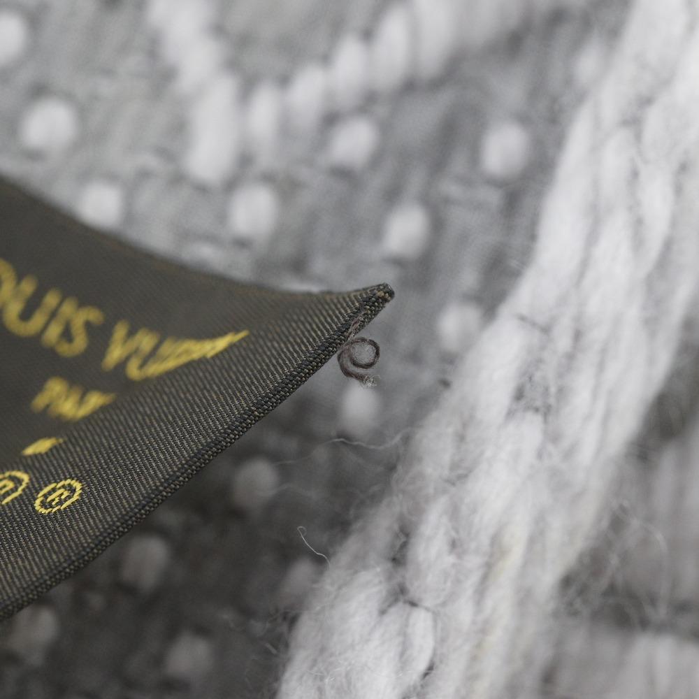 Louis Vuitton Escharp Logomania Muffler Scarf M74742 Wool Unisex Used