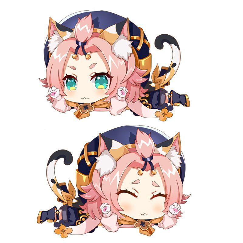 Genshin Impact Game Paimon Cosplay Plush Doll Pillow Stuffed Bed Cosplay Cushion