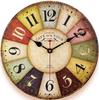 12 Inch Thick Wood Kitchen Wall Clock Retro Farmhouse Clocks for Living Room Decor Bedroom Restaurant