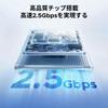 UGREEN Switching LAN Gigabit Ethernet Silent Operation 5-Port Hub, 2.5Gbps Hub, Compatible, Multi-Speed, Fanless,
