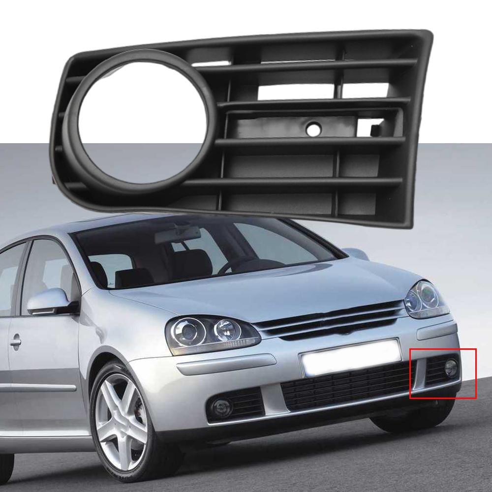 1Pc Front Bumper Fog Light Grille Cover Left Right For Volkswagen Golf5 MK5 2005 2006 2007 2008 2009 1K0853665B 1K0853666B