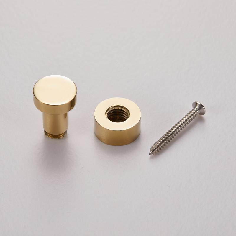 Gold Dot Hook Clothing Metal Acceptable DOT Pattern Wall Mount Brass Bathroom Towel Hook