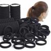 50pcs Thick Elastic No-Damage Hair Ties Soft Non-Slip Hair Bands for Women & Men
