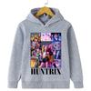 Осенний K-Pop Демон Охотник Huntrix Принт Детский Свитшот Повседневная Мода Мода для Девочек Уличный Пуловер Топы Детская Одежда