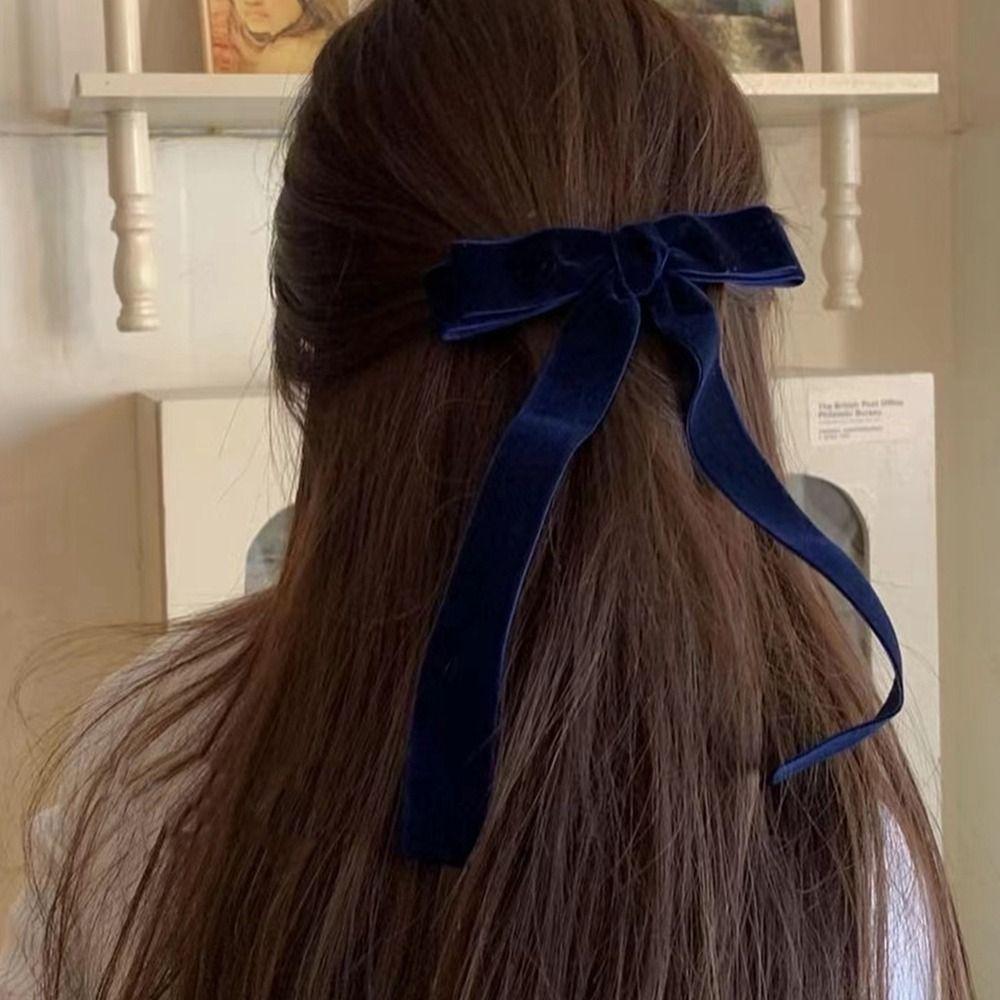 Заколка для волос в стиле балета с лентой, бант, заколка для волос в стиле балета, милая студентка
