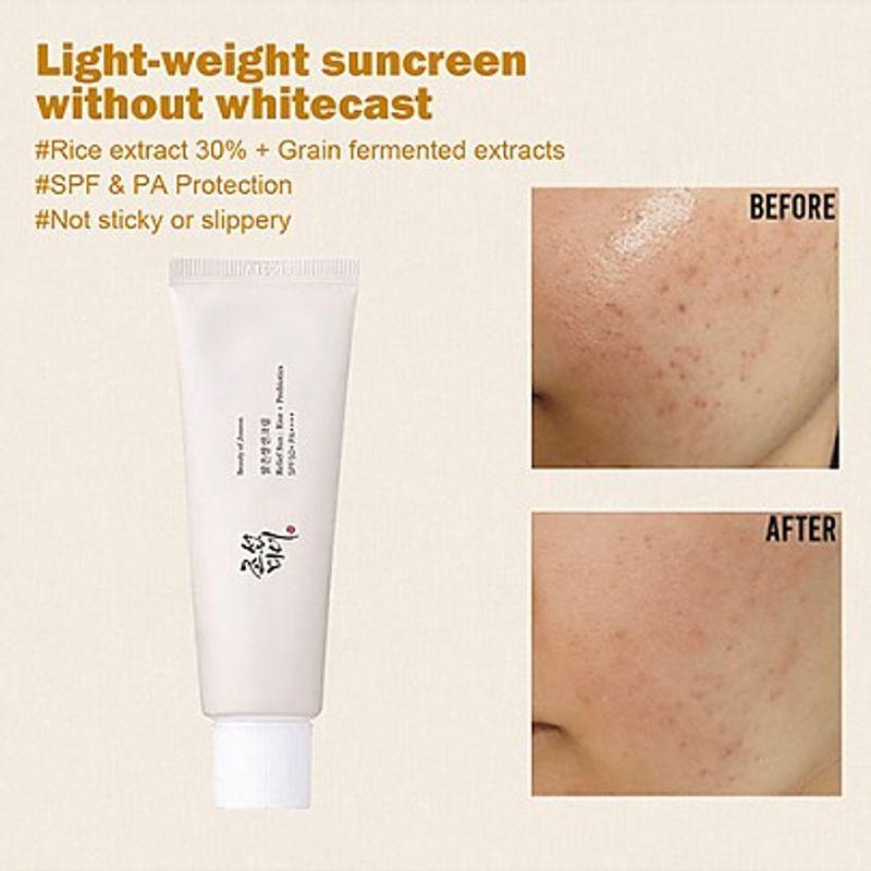 Beauty of Joseon Рельефное Солнце : Рис + Пробиотики 50мл
