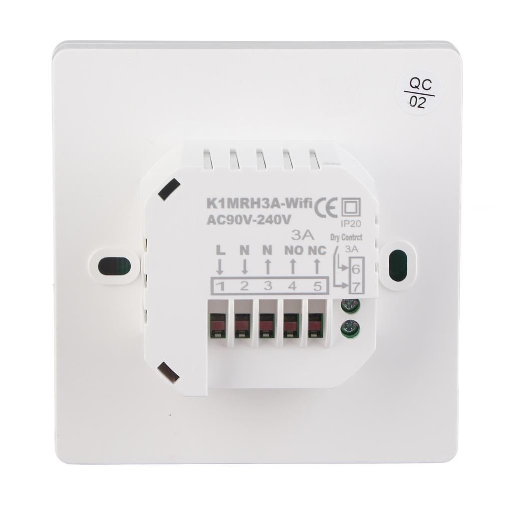 Программируемый термостат AC90V до 240V Цветной ЖК-дисплей Умный термостат для Tuya для дома и отелей