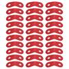 30pcs 2?Hole Rope Buckles Guyline Parachute Cord Tensioners Adjuster for Outdoor Camping Awning Tent