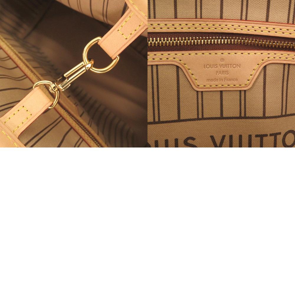Б/у ОРИГИНАЛЬНАЯ сумка-тоут LOUIS VUITTON M40990 Monogram Neverfull GM с косметичкой