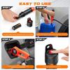 Portable Fuel Transfer Pump, Battery Powered Siphon Pump For Gasoline, Fuel, Gas, Diesel, Water Transfer, 2.4 GPM Flow Oil Extractor With Powerful