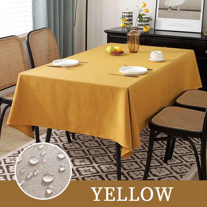 WaterProof Decorative Table Cloth Rectangular Tablecloths Dining Table Cover Simple and Modern TableCover Clot