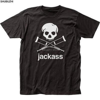 Модные мужские черные футболки с графическим принтом логотипа Jackass Модные Классические Уникальный подарок sbz6128