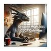 Decorative Office Calendar 2027 Wall Calendar, Monthly Planner with Metal Twin-Wire Binding for Professional Supplies Easy Page Turning And