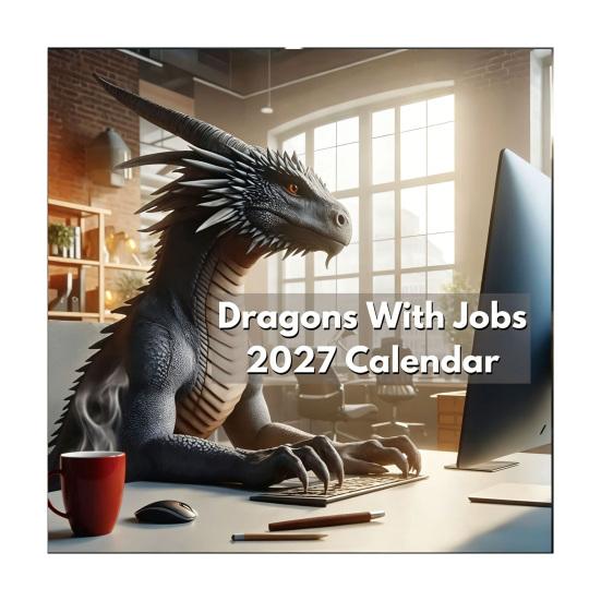 Decorative Office Calendar 2027 Wall Calendar, Monthly Planner with Metal Twin-Wire Binding for Professional Supplies Easy Page Turning And