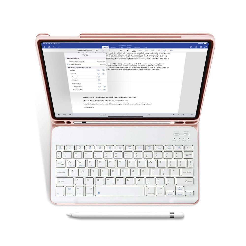 Tech-Protect Sc Pen + Keyboard Ipad 10.9 10 / 2022 / 11 11 / 2025 Pink