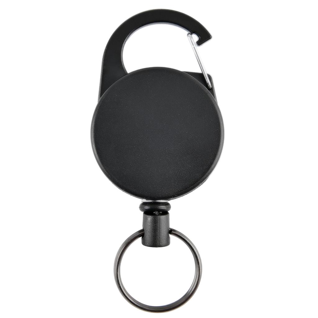 Anti-theft Telescopic Keychain Retractable Hook Keychain Burglar Chain Keyholder Tactical Keyring Accessories 60cm