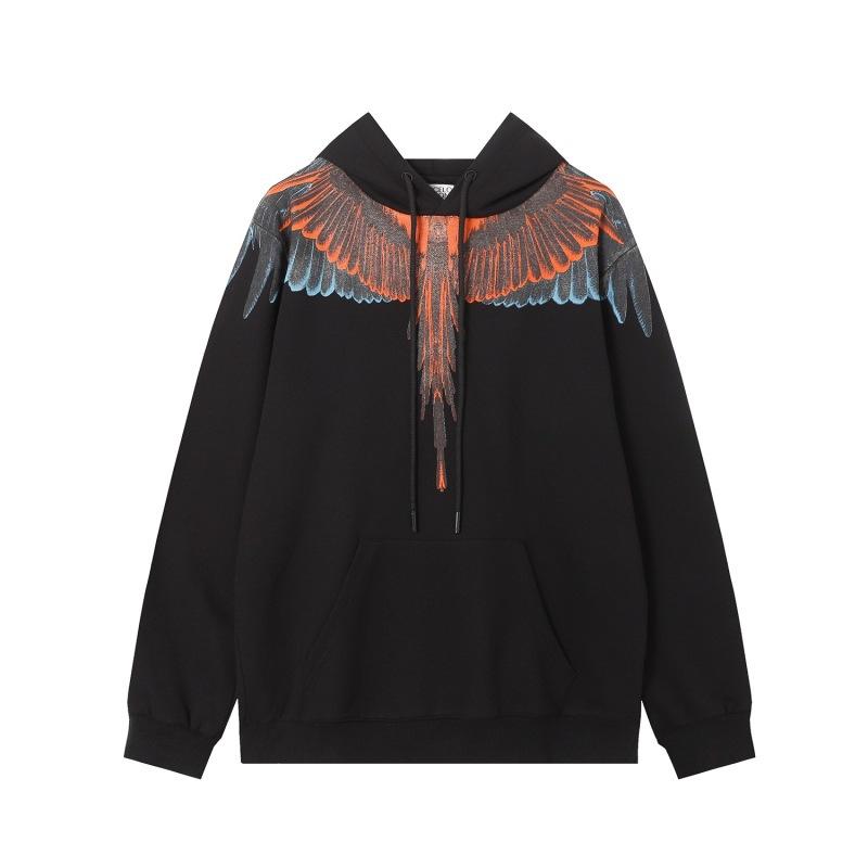MB Color Feather Phantom Wings Свитер Marcelo Tide Brand Год Молнии Змеи Парная Толстовка