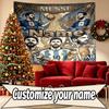 Custom Name Personalized Lionel Messi Print Tapestry, Wall Art Decor, Bedroom, Dorm, Apartment, LivingRoom, Party Backdrop, Gift for Birthday